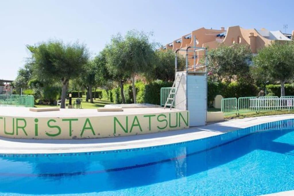 Estudio En Urbanizacion Naturista Con Piscina Junto Al Mar Vera Extérieur photo